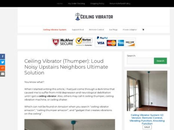 ceilingvibrator.com